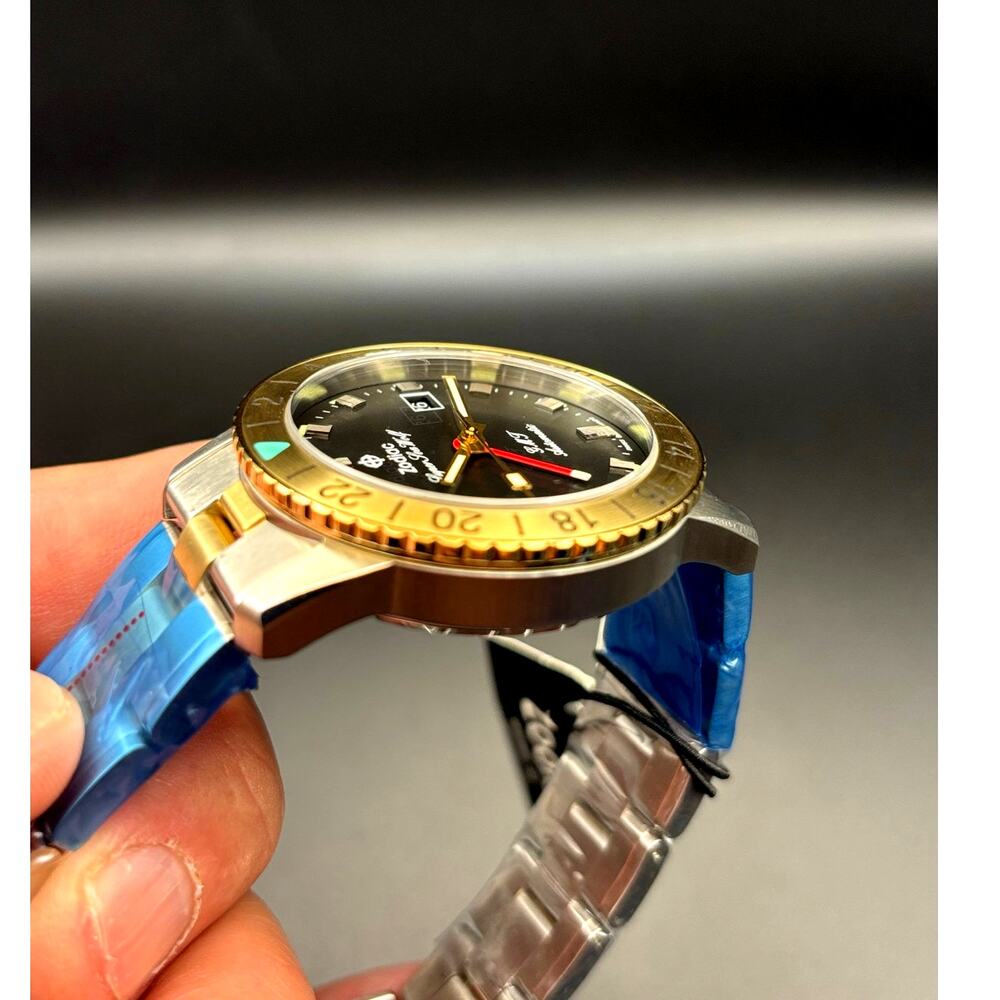 Zodiac Super Sea Wolf ZO9406 Mens 40mm GMT Automatic Stainless Steel Watch NIBWT - Picture 16 of 17